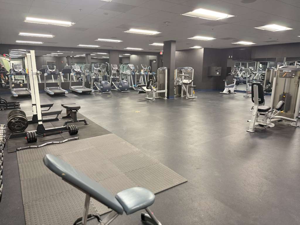 Modern fitness facility
