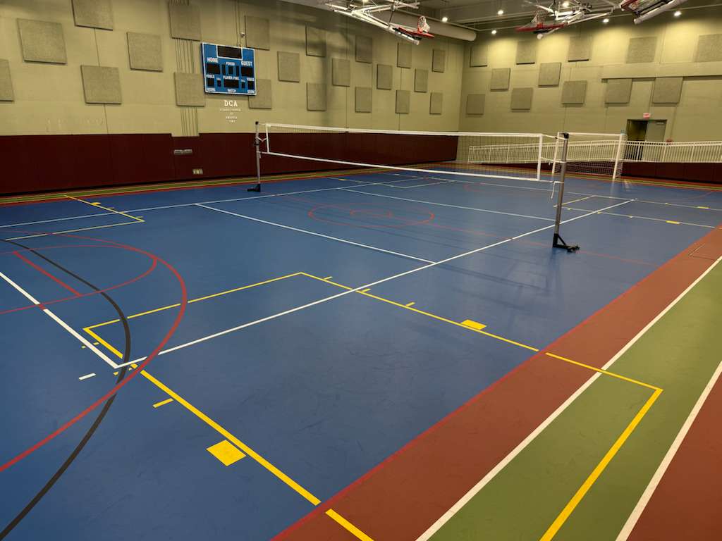 Sports court view