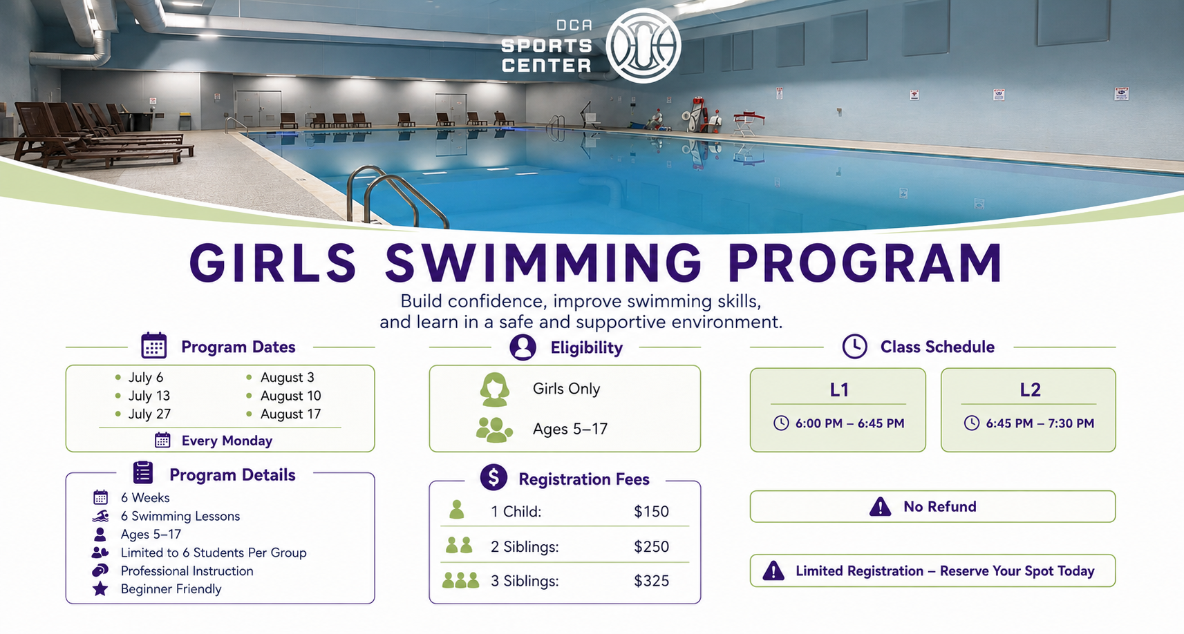 Girls Swimming Program