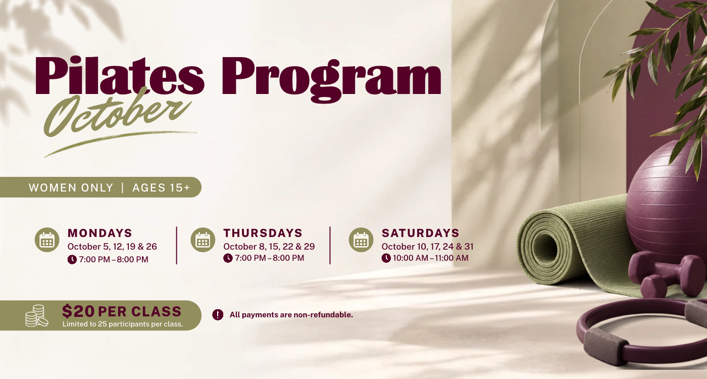 Pilates Sisters Only Program flyer