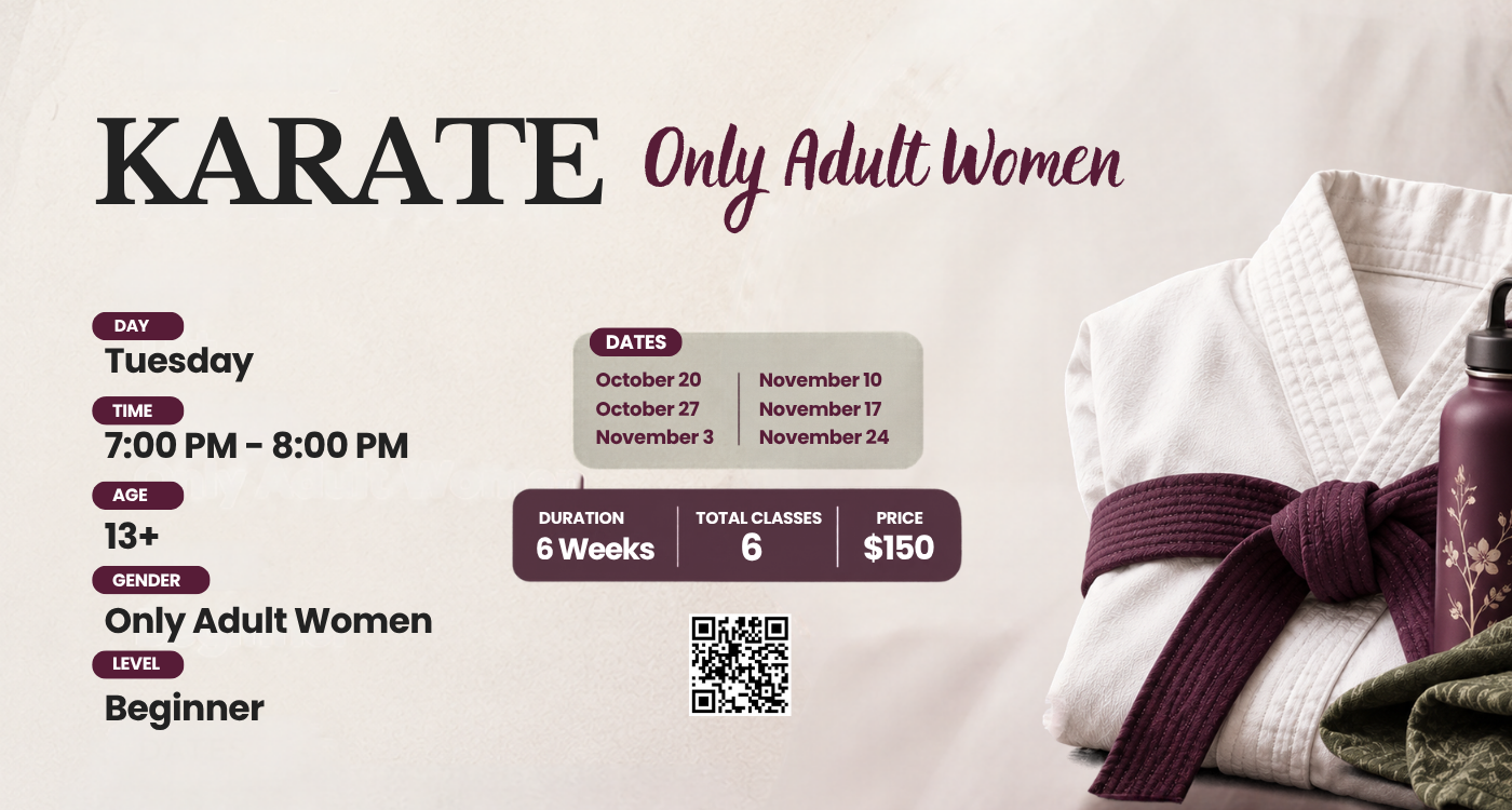 Karate Program flyer